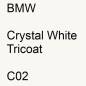 Preview: BMW, Crystal White Tricoat, C02.